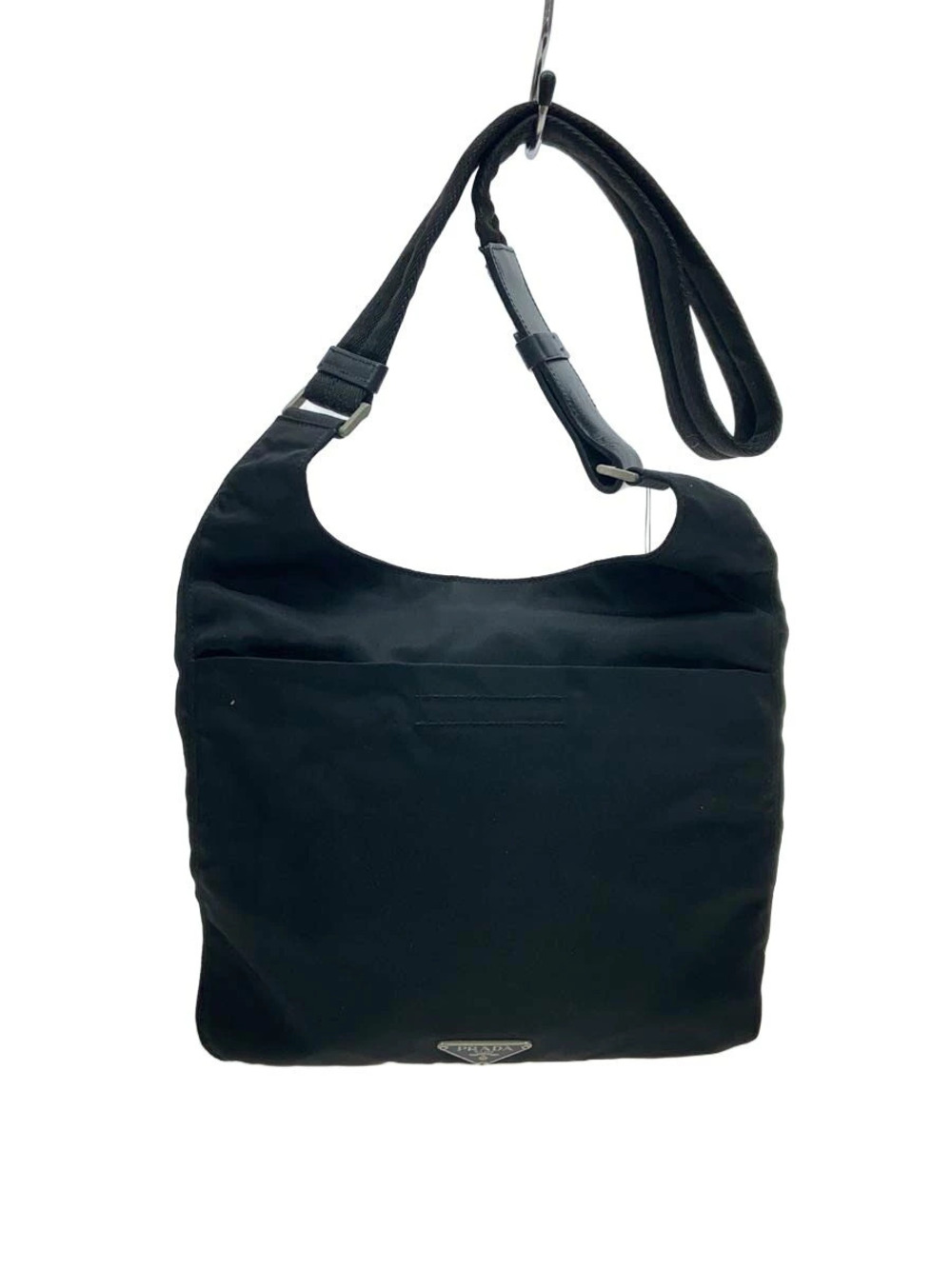 Prada Triangle Shoulder Bag Black
